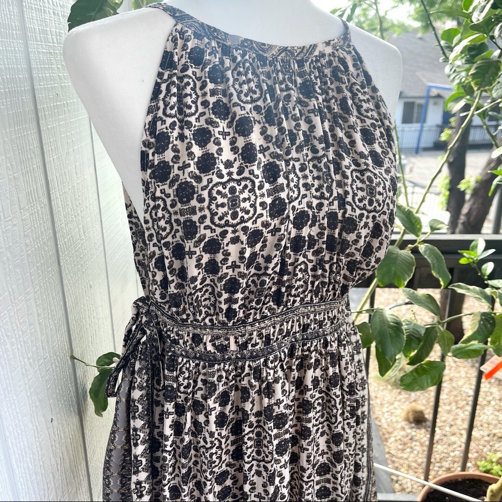 Black & white patterned Free people shirt